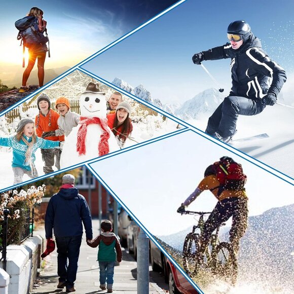 Mens Thick Wool Socks Thermal Warm Winter Crew Socks 5 Pairs Multicolors - Picture 7 of 7